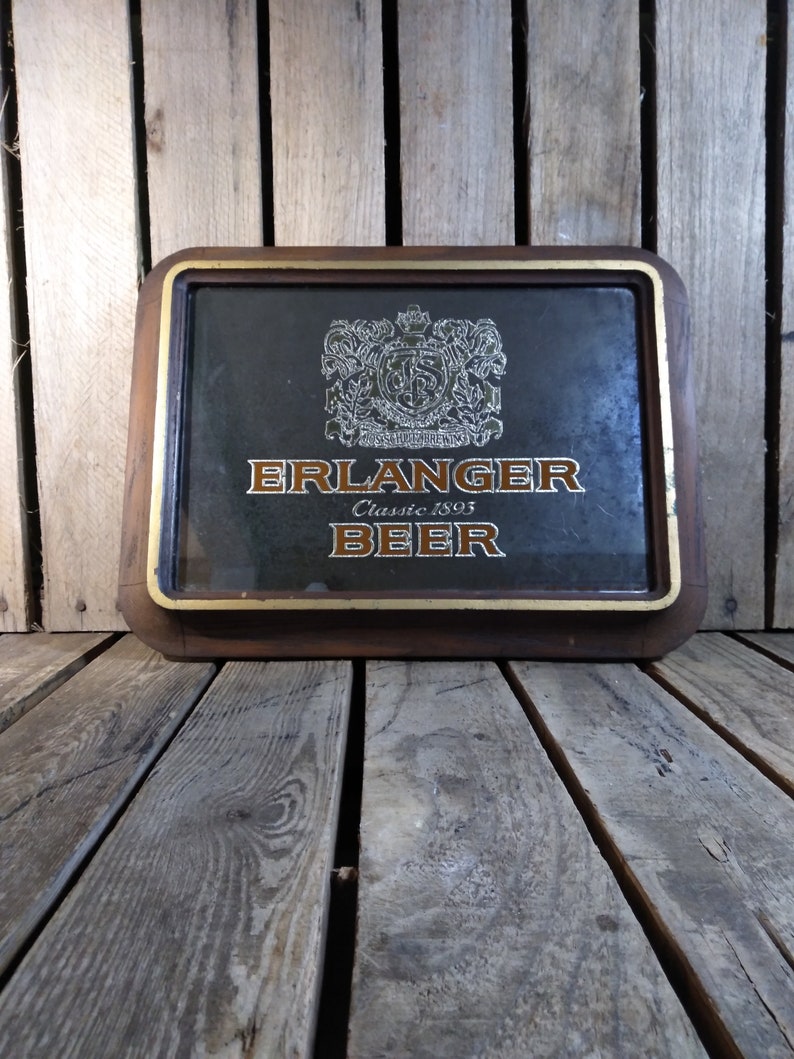 Vintage Beer Mirror Sign