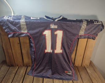 Vintage Nike Patriots #11 Jersey, XL, Mesh NFL Shirt