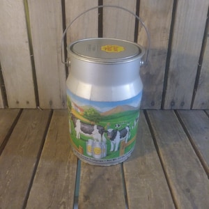 Vintage Ice Cream Tin Can