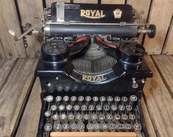 Antique Typewriter, Royal 10 Restored and Working - Etsy