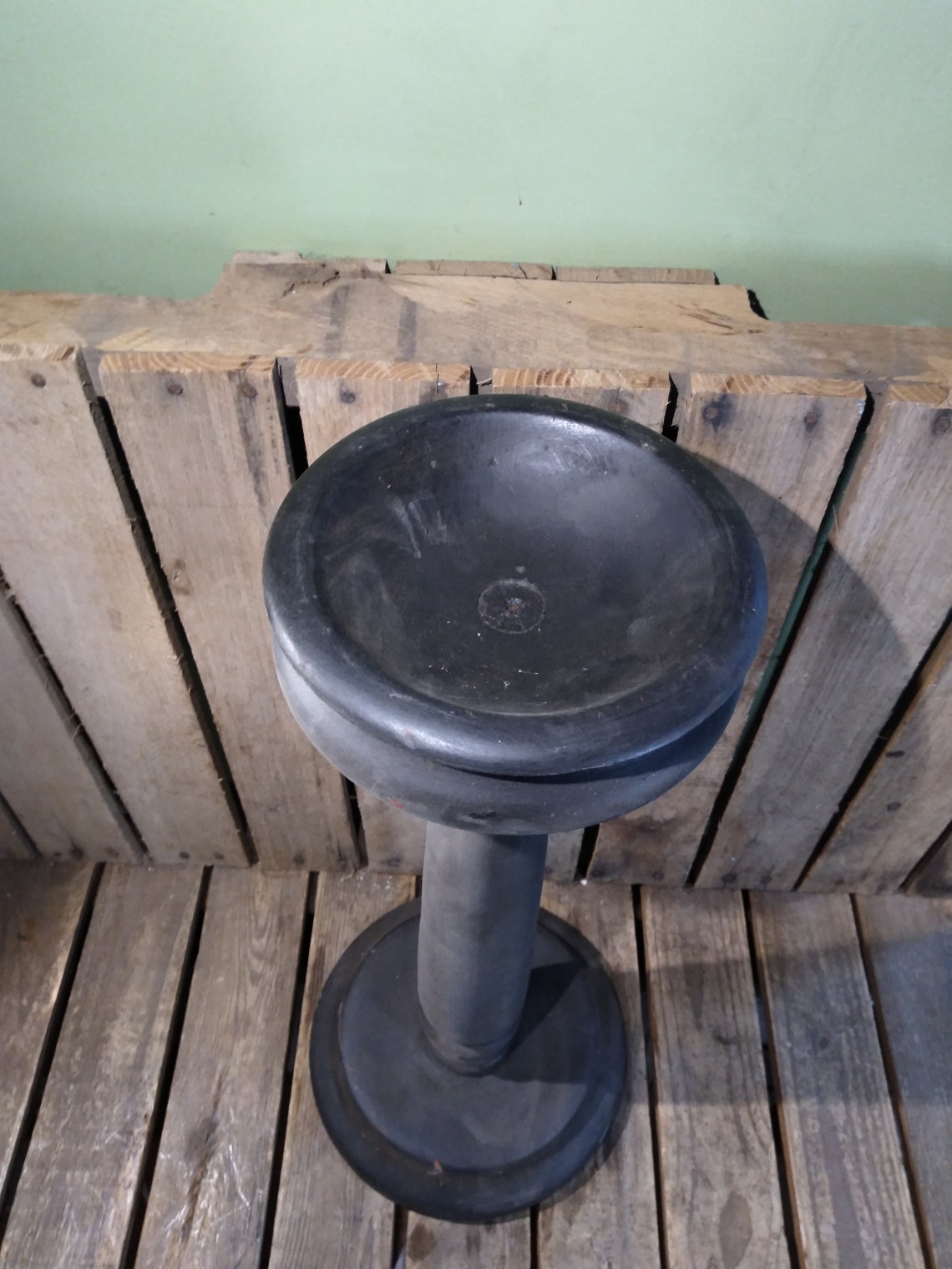 Antique Wooden Ashtray Stand Etsy