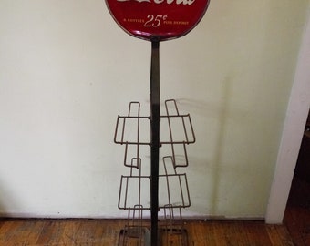 Antique Coca Cola 6 Pack Display Rack - Etsy