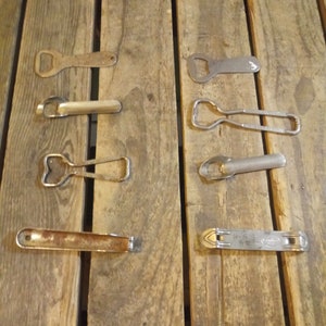 8 Vintage Beer Bottle Openers