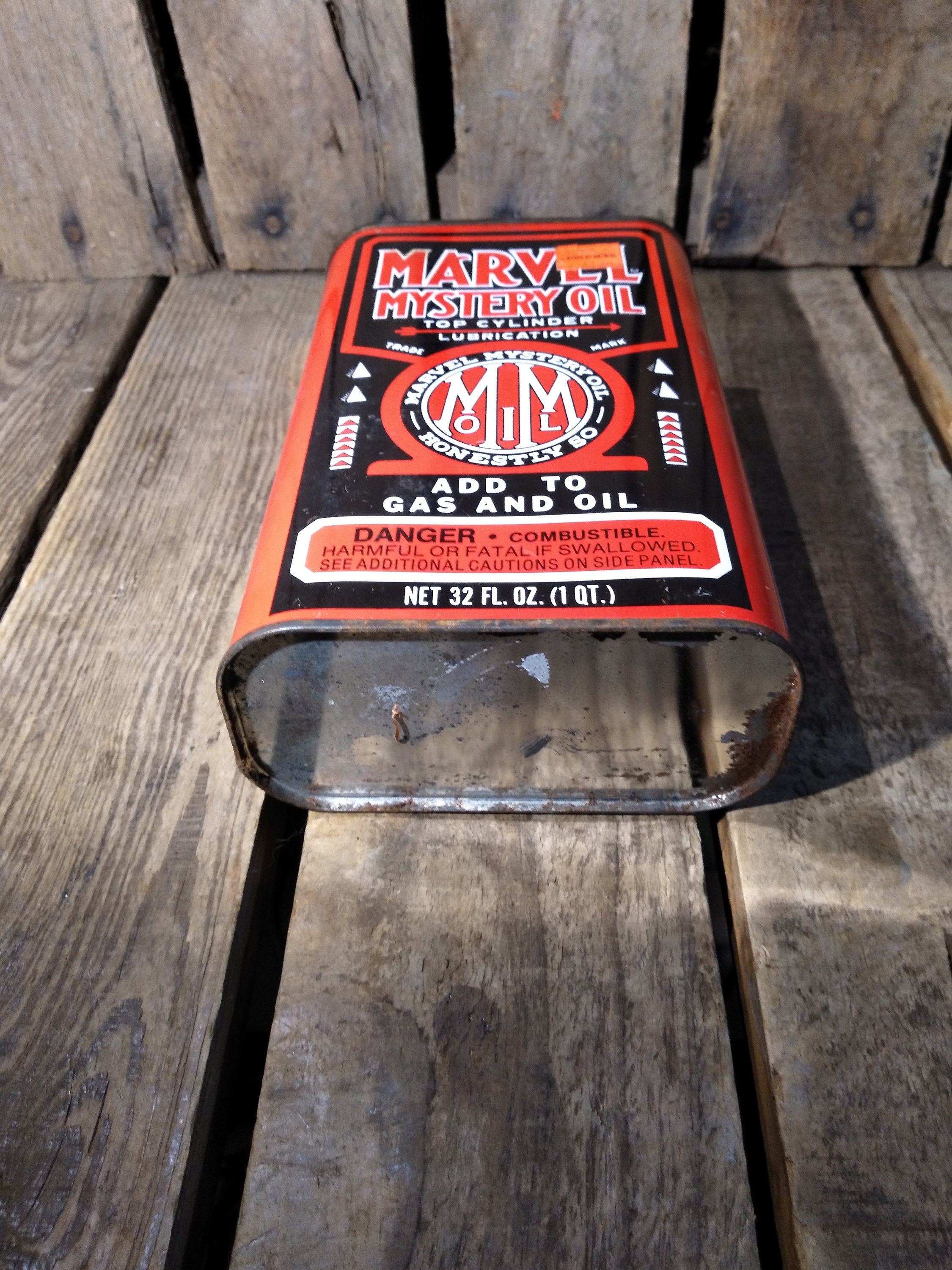 Vintage Mystery Marvel Oil Can - Etsy