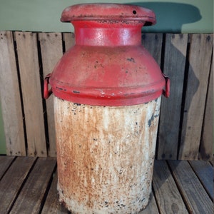 Antique Rusty Milk Can