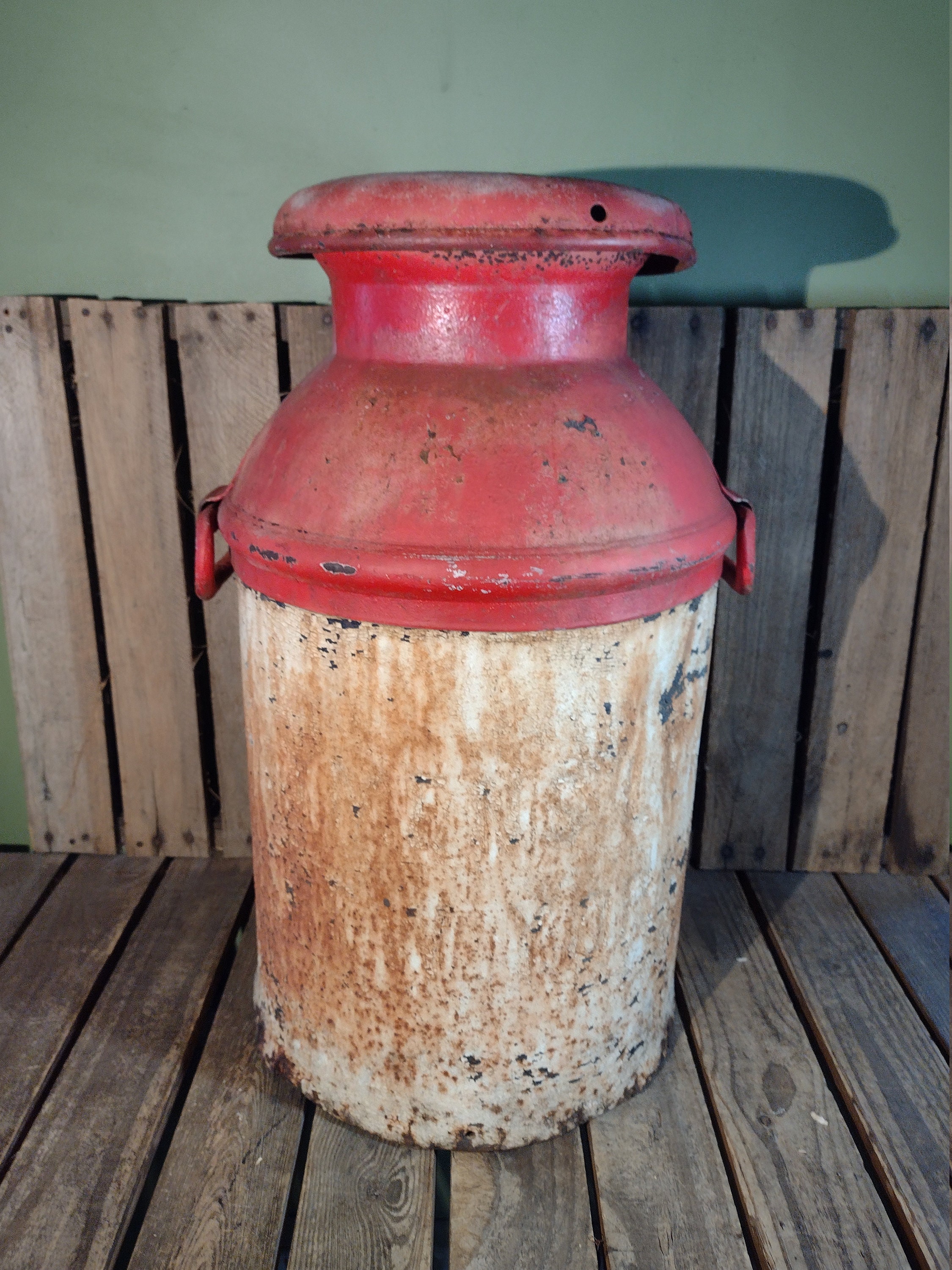 ◼️Old Milk Can/アルミ製_H25cmΦ13cm◼️メイドイン フランス ◼️Old Milk Can/アルミ製_H25cmΦ13cm◼️メイドイン フランス