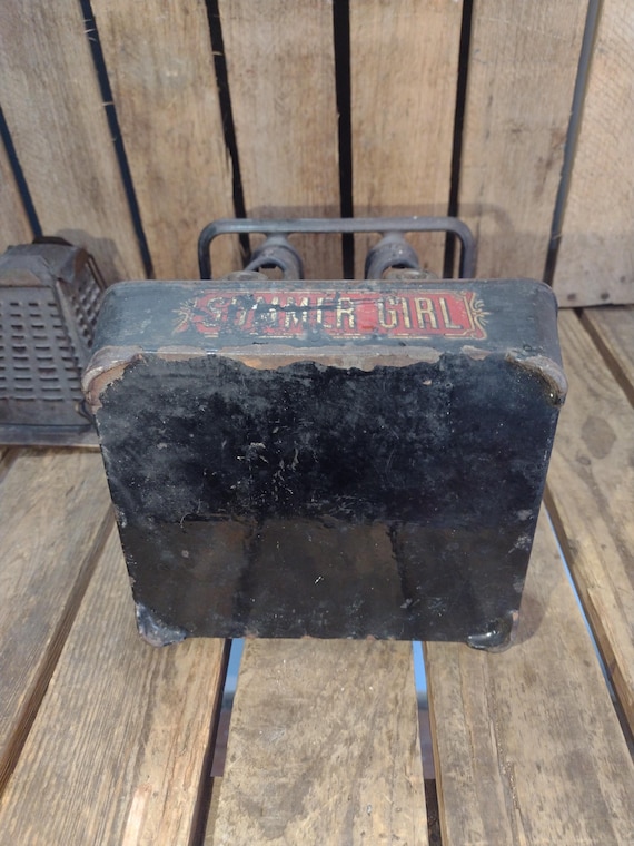Antique Taylor & Boggis Summer Girl Stove: Rare Cast Iron Camping