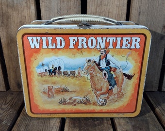 Vintage Wild Frontier Lunchbox No Thermos