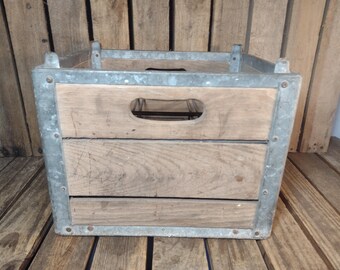 DEARY BROS ヴィンテージ ミルククレート USA製　60's Vintage Deary Bros Wooden Milk Crate Webster Mass Dairy Crate