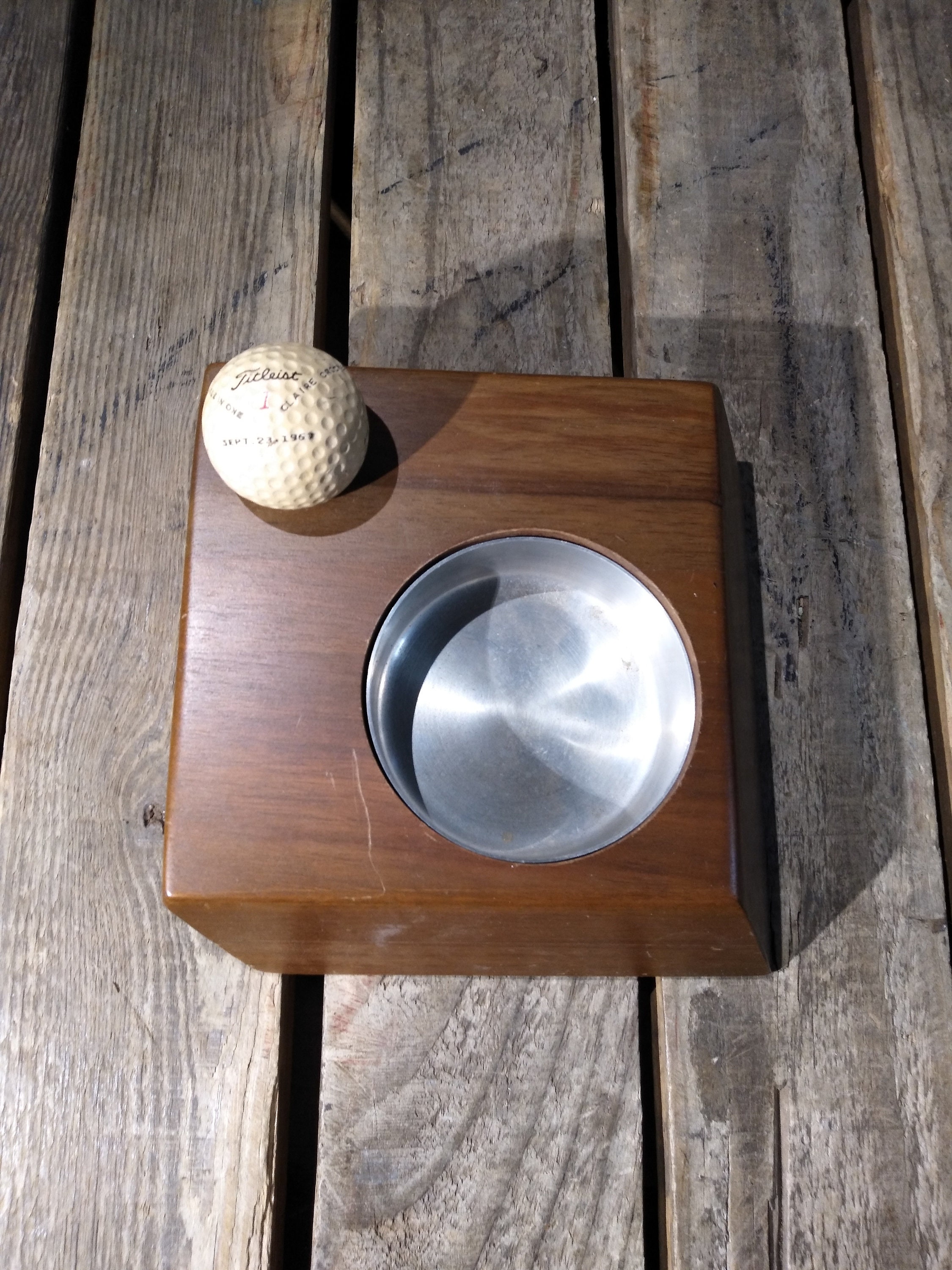 Vintage Golf Ashtray Etsy