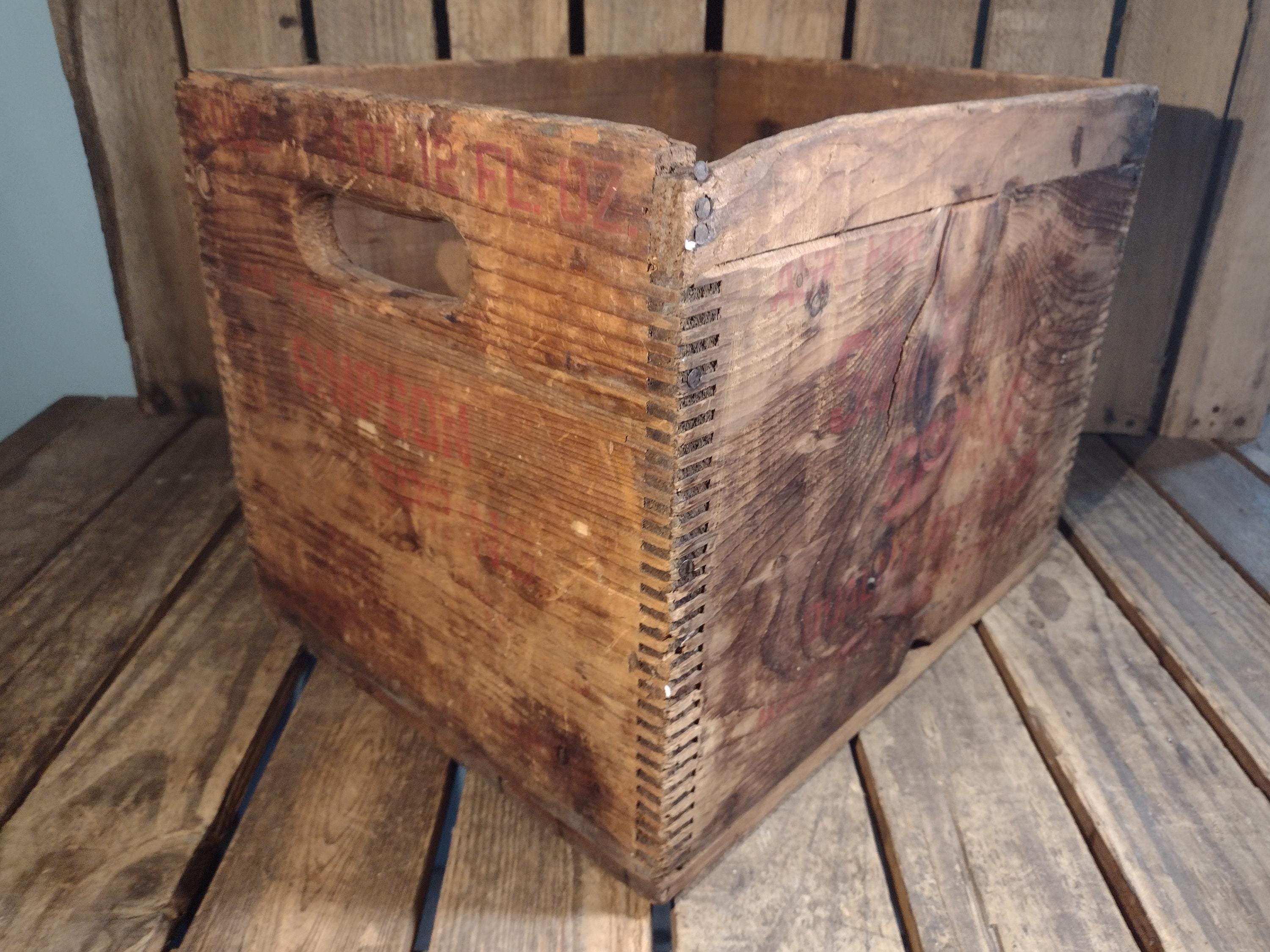 SALE★ 断捨離！紙もの詰め込みBOX ★ 80サイズ　海外 ヴィンテージ Vintage Simpsons Spring Wooden Crate - Etsy