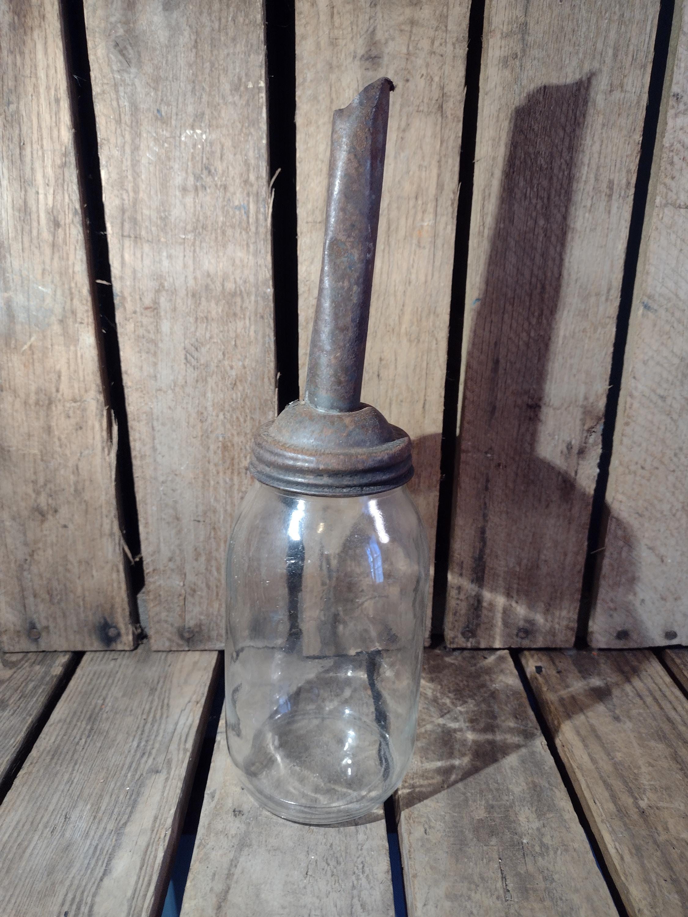 Antique Glass Oil Pourer