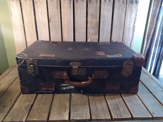 Antique Distressed Suitcase