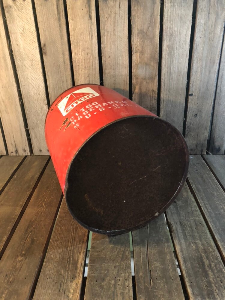 Vintage Citco 5 Gallon Can, Rusty Red Oil Can, Metal Oilcan, - Etsy