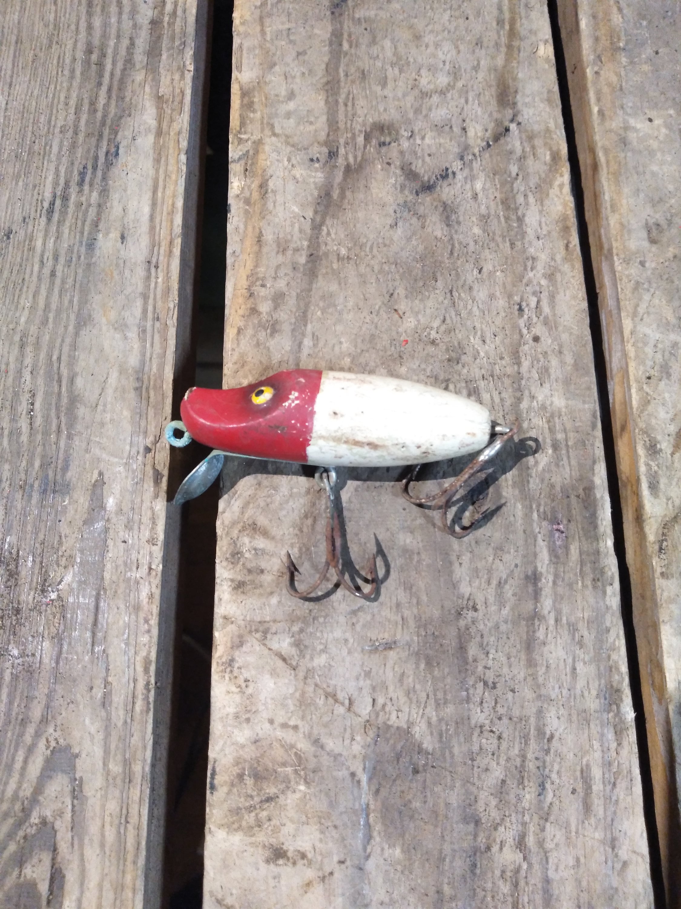 Vintage Wooden Fishing Lure -  Canada