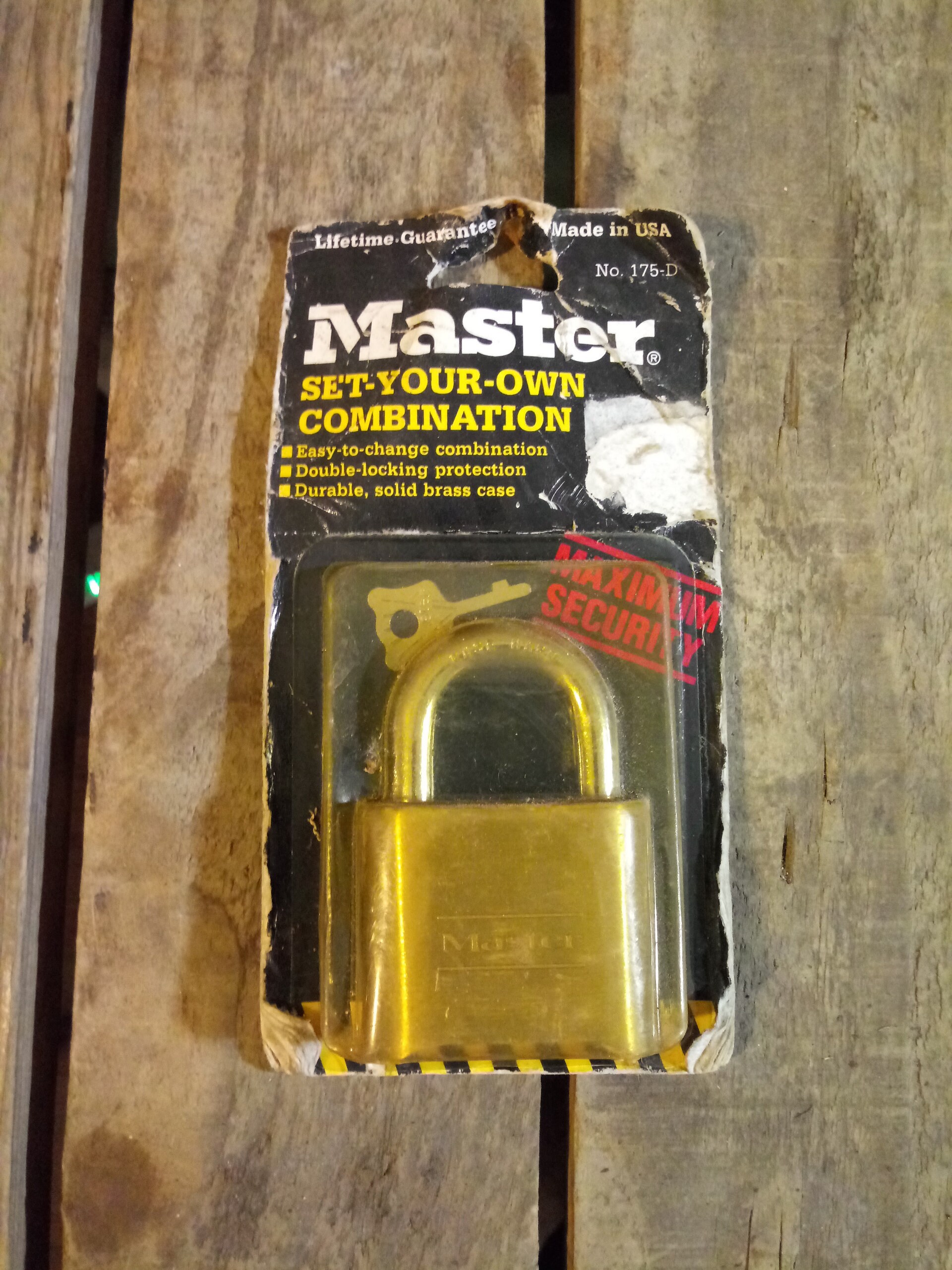 Vintage Master Lock 175-D - Etsy