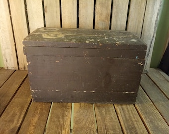 Vintage Homemade Tool Box, This Box Is Made From Old Crates