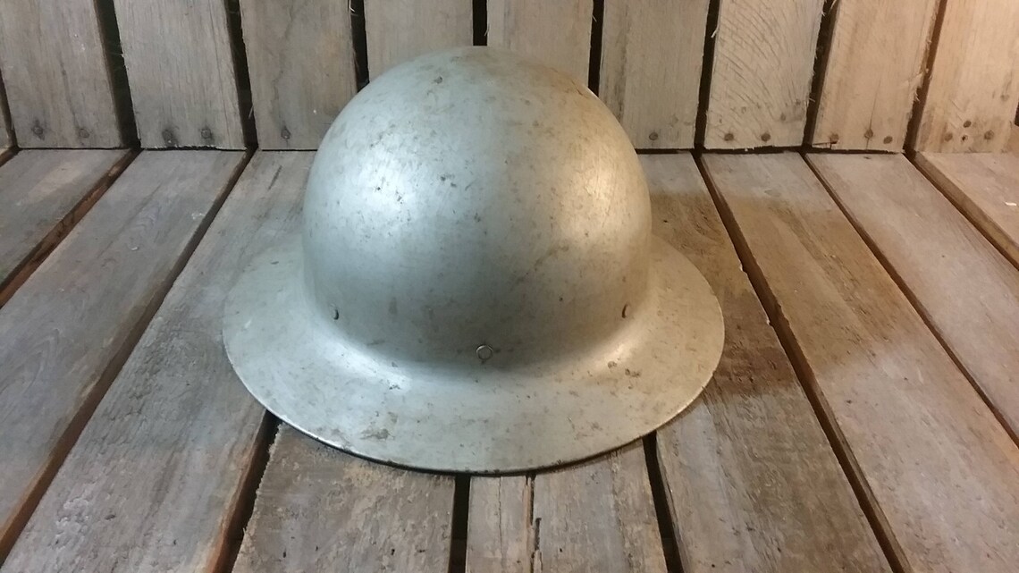 Vintage Metal Helmet Etsy