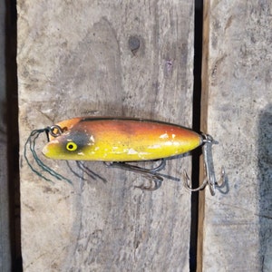 Vintage Wooden Fishing Lure