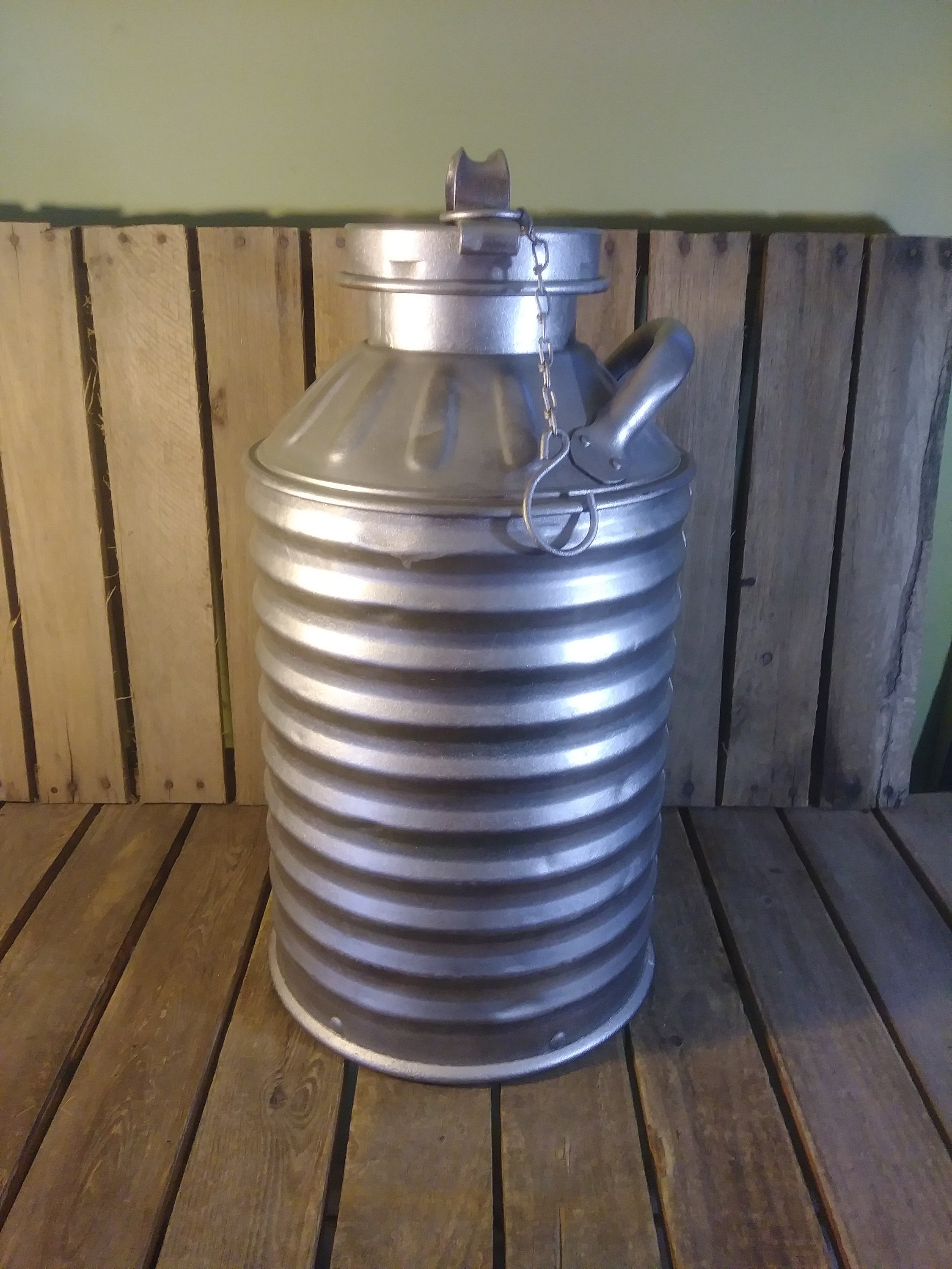 Vintage Sexton 5 Gallon Armored Side Rack Can Ribbed Metal Jug - Etsy