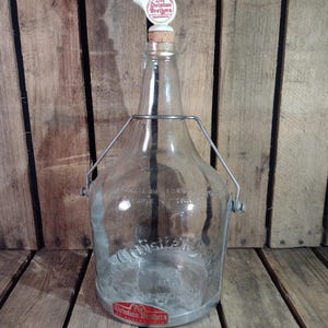 Vintage Glass Liquor Bottle