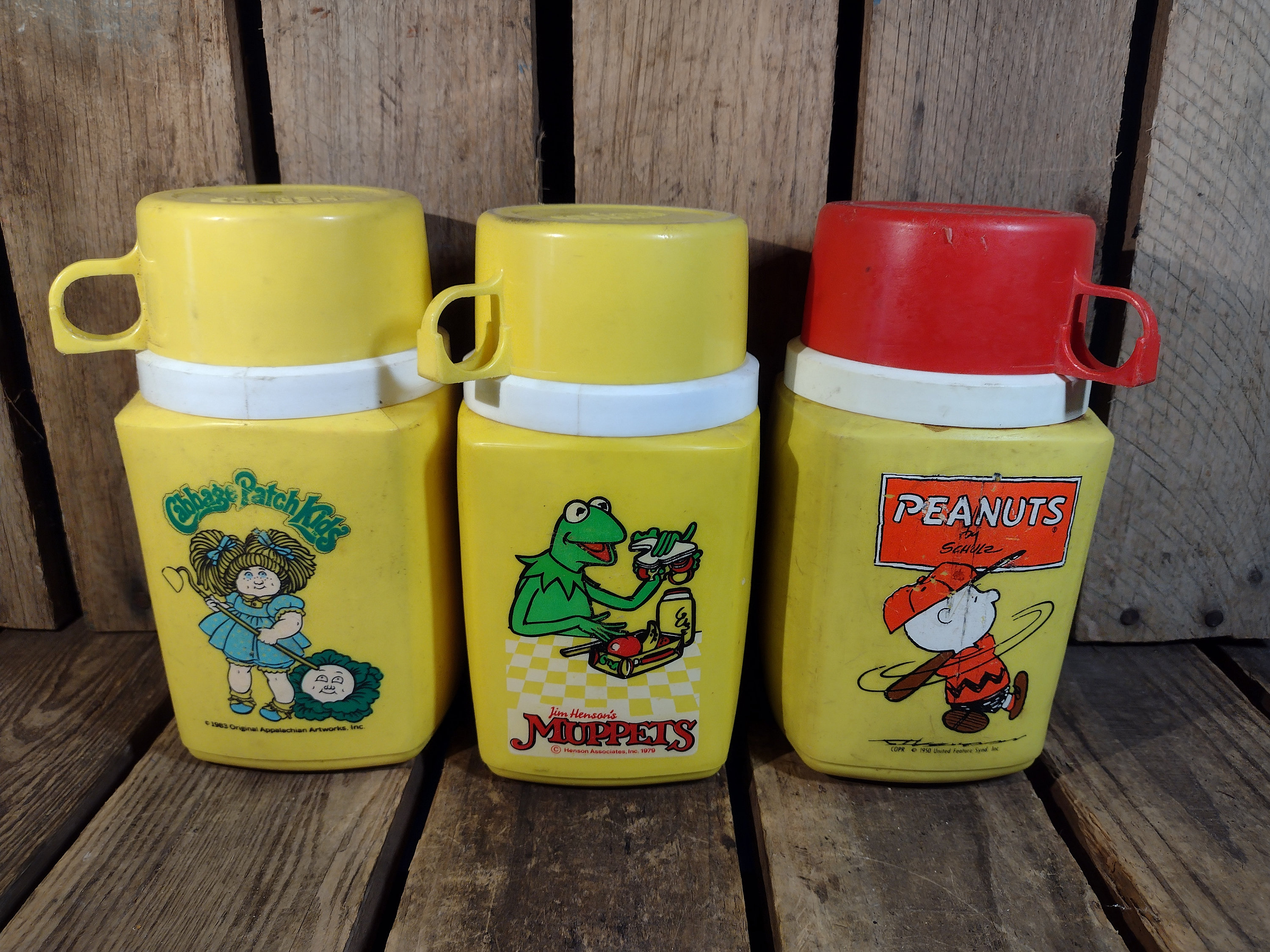 ☆旧旧クリュッグ（臙脂）・ダミーボトル3本セット 3 Vintage Thermos - Etsy