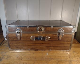 Vintage Rusty Storage Trunk