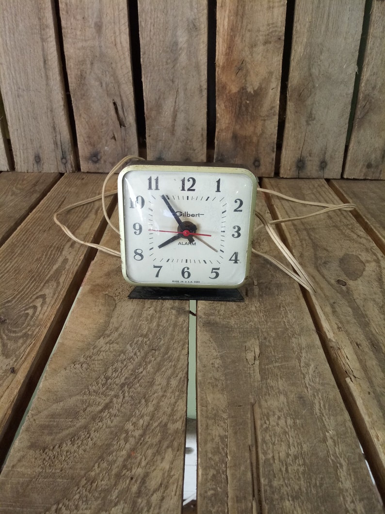 Vintage Gilbert Alarm Clock Does Not Work Decor Piece Only Etsy