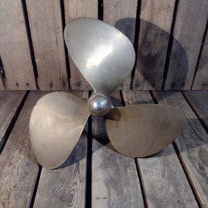 Vintage Brass Boat Propeller