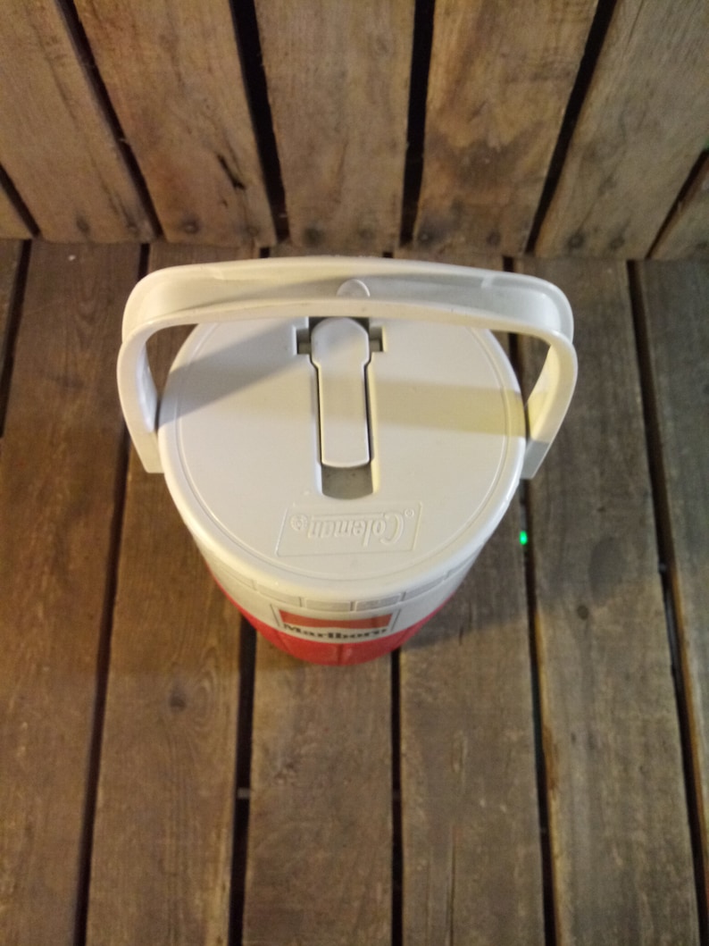 Vintage Plastic Coleman Marlboro Cooler Vintage Marlboro Cooler