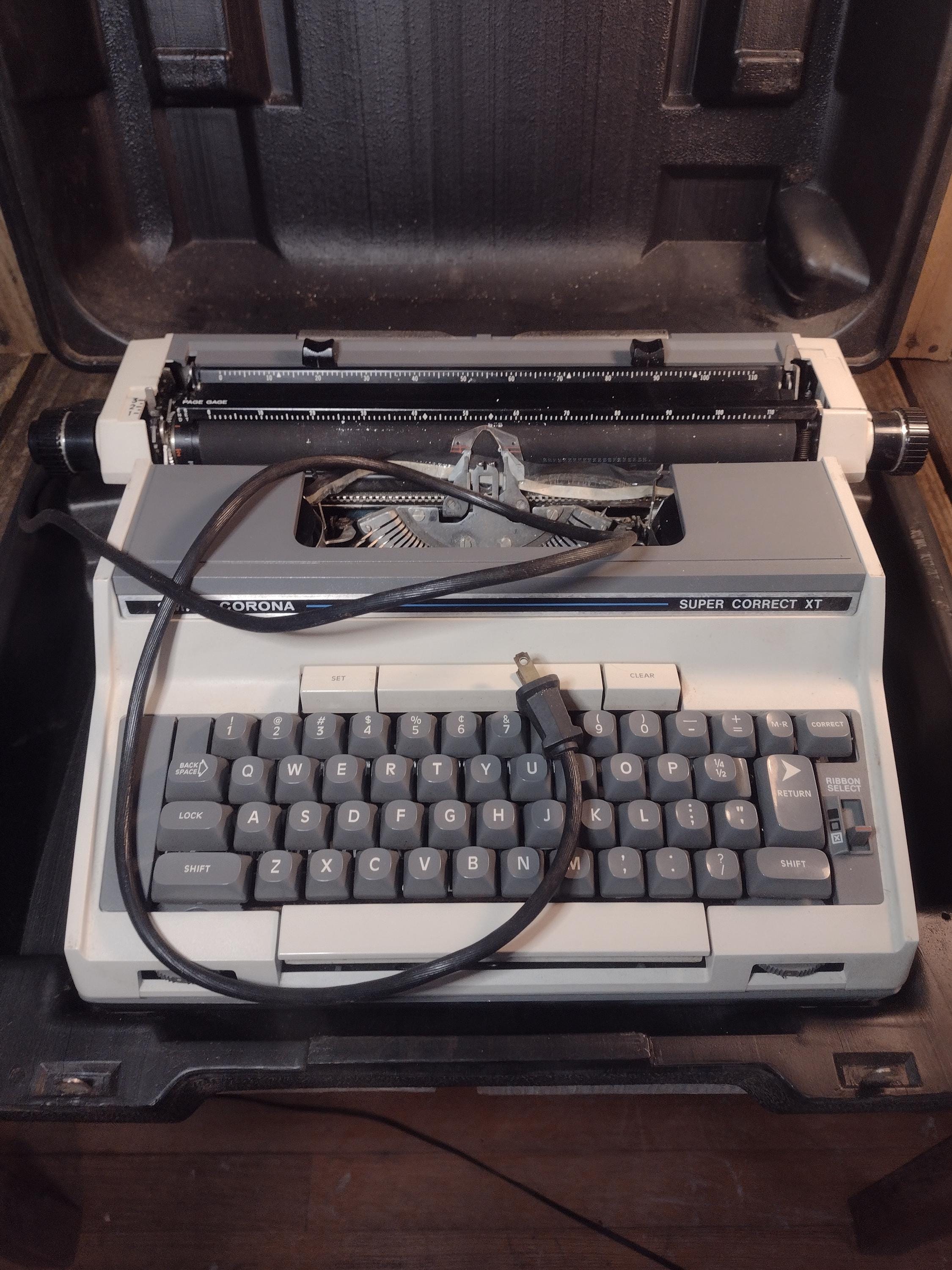 Smith Corona Super Correct XT Electric Typewriter With Case - Etsy