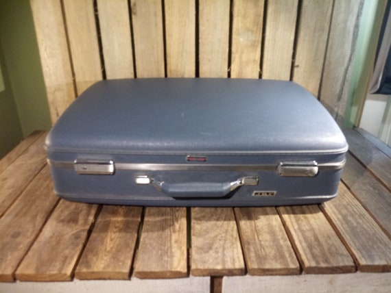 Vintage Blue Suitcase