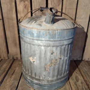 Vintage Citco 5 Gallon Can, Rusty Red Oil Can, Metal Oilcan, - Etsy