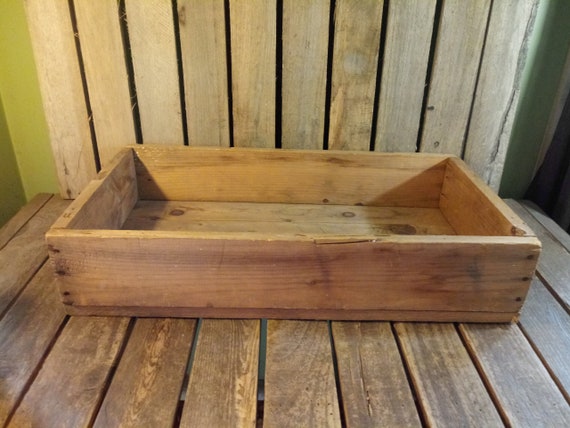 Vintage Wooden Box - Etsy Canada