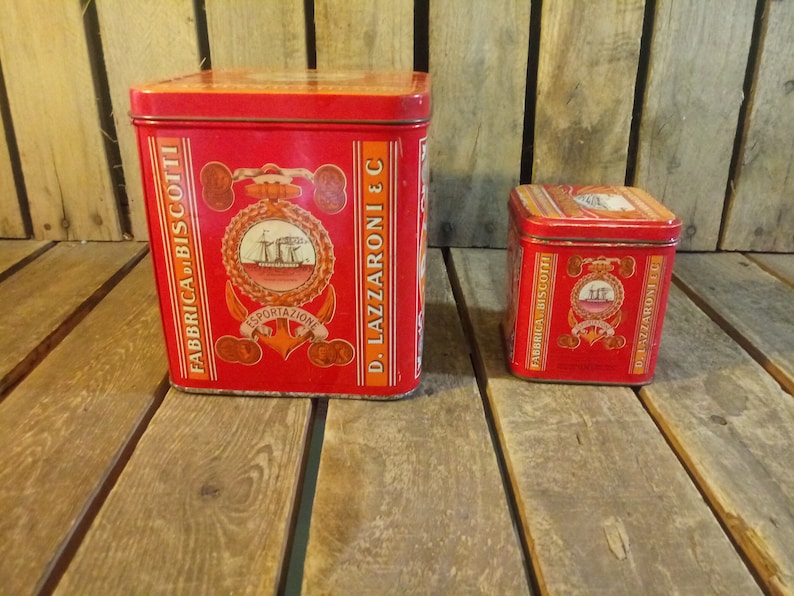 Vintage Candy Tin Cans Vintage Tin Cans