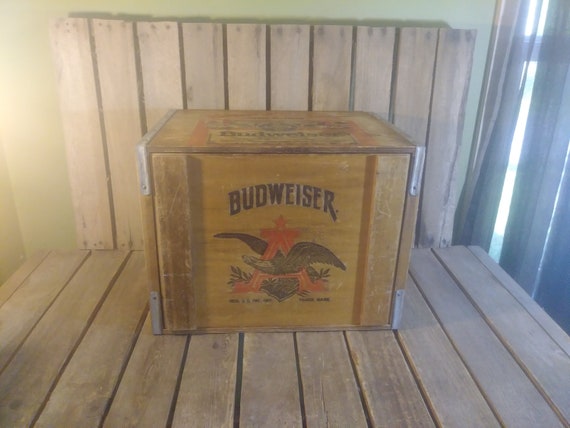 Vintage Budweiser Kiste Vintage Holz Bier Kiste Etsy