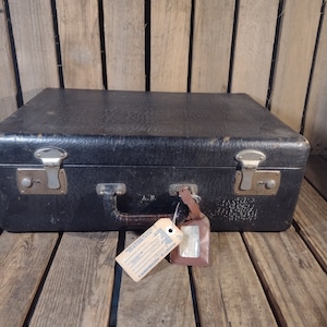 Small Vintage Distressed Suitcase