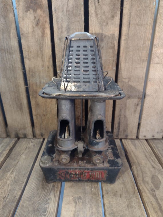 Antique Taylor & Boggis Summer Girl Stove: Rare Cast Iron Camping