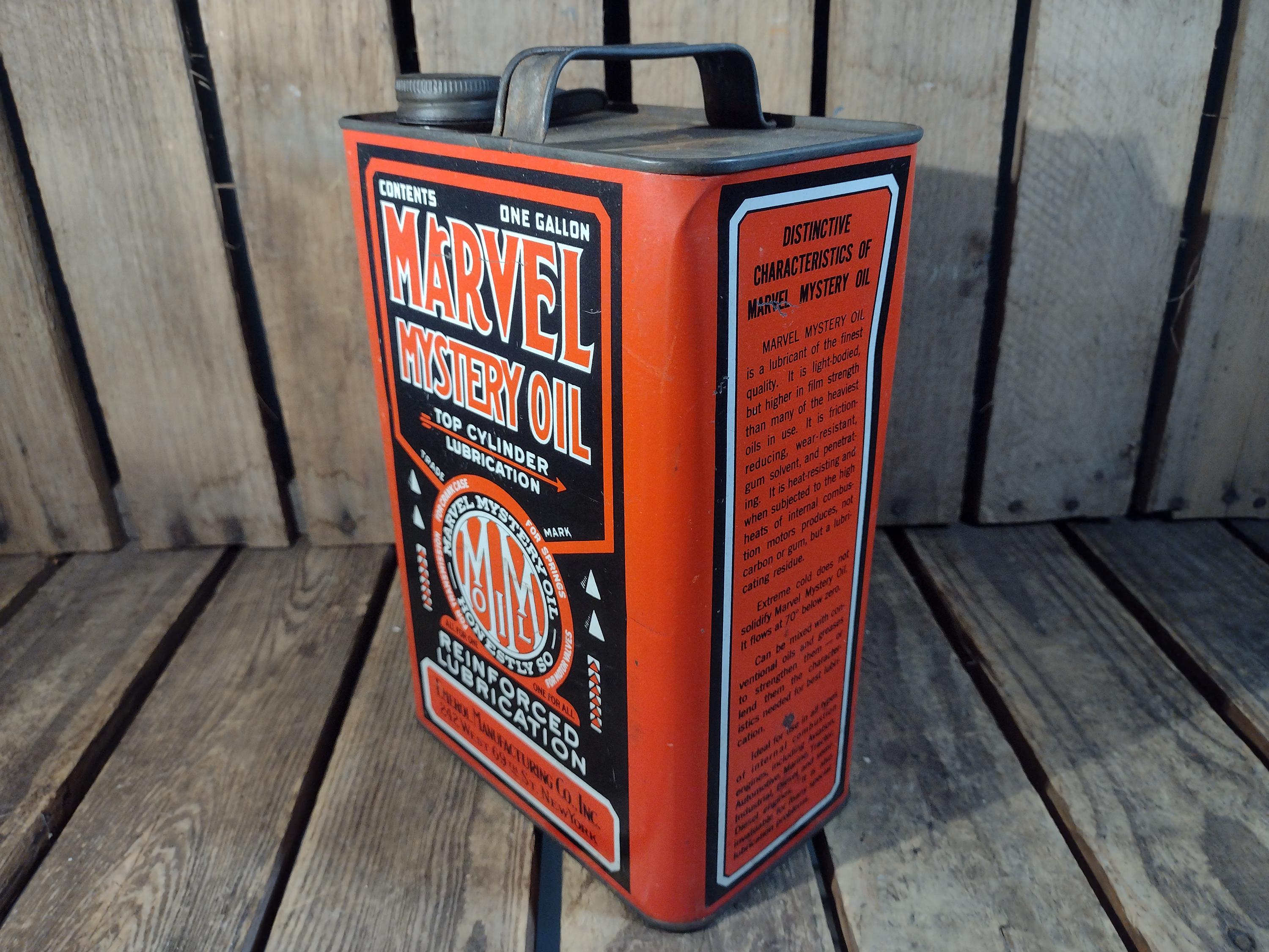 Vintage Mystery Marvel Oil Can - Etsy