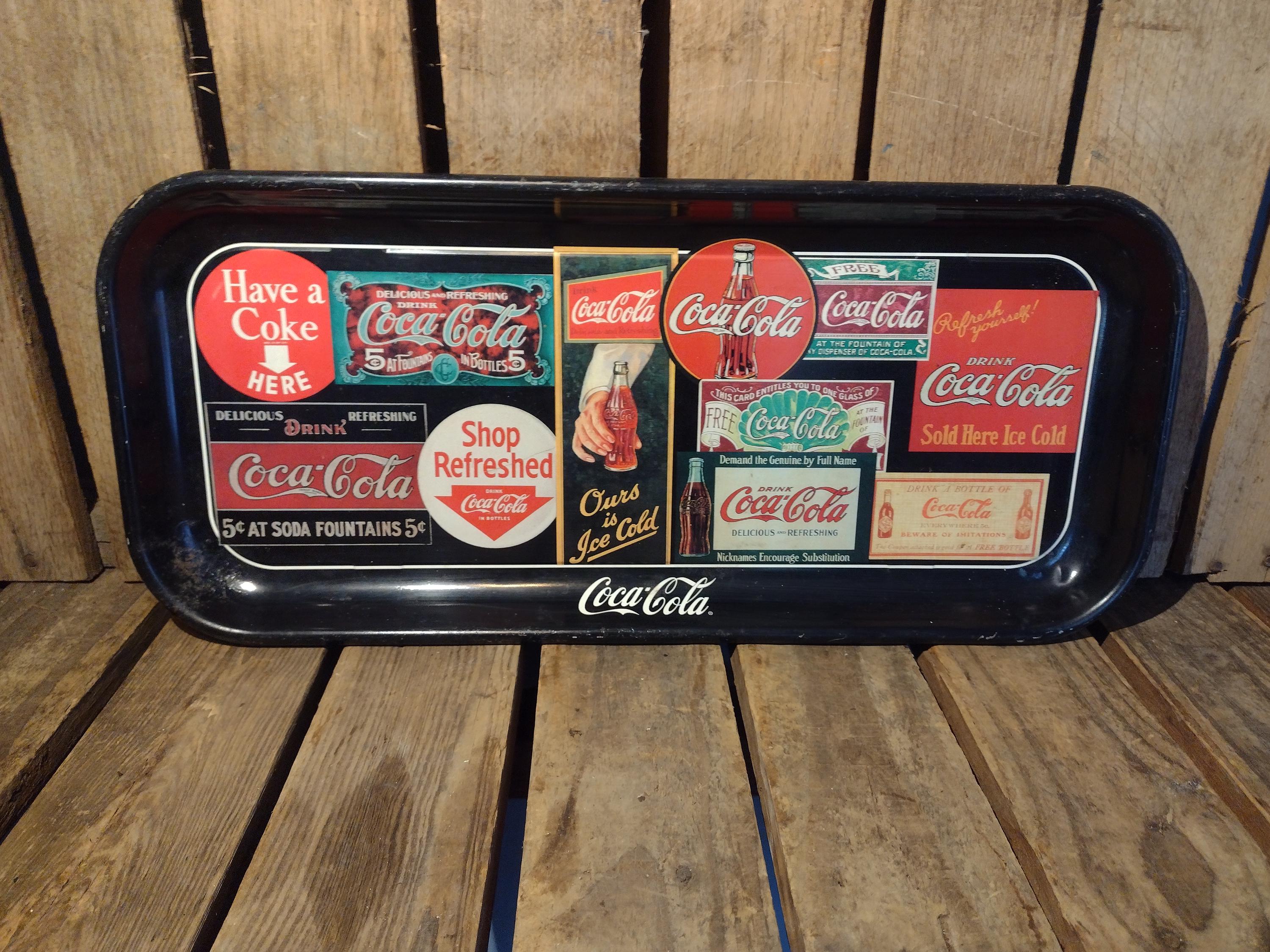 Vintage Coca Cola Metal Tray 1995 - Etsy