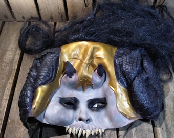 Masque Cesar Halloween Effet Vampire Femme - Vintage France
