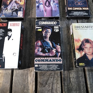 6 Vintage VHS Movies