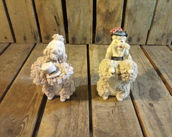 2 Vintage Dog Figurines