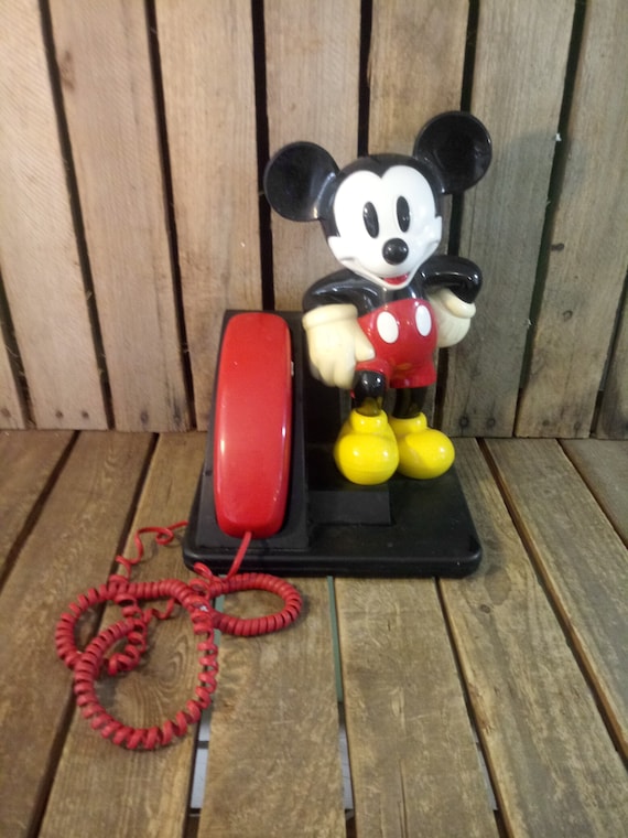 ヴィンテージ ミッキーマウス 電話 - Etsy 日本