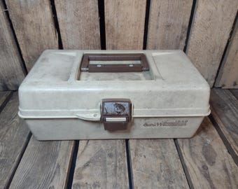 Boîte à Appât De Pêche Vintage – Ovale Galvanisée Pal Woodstream Corp, Lititz PA