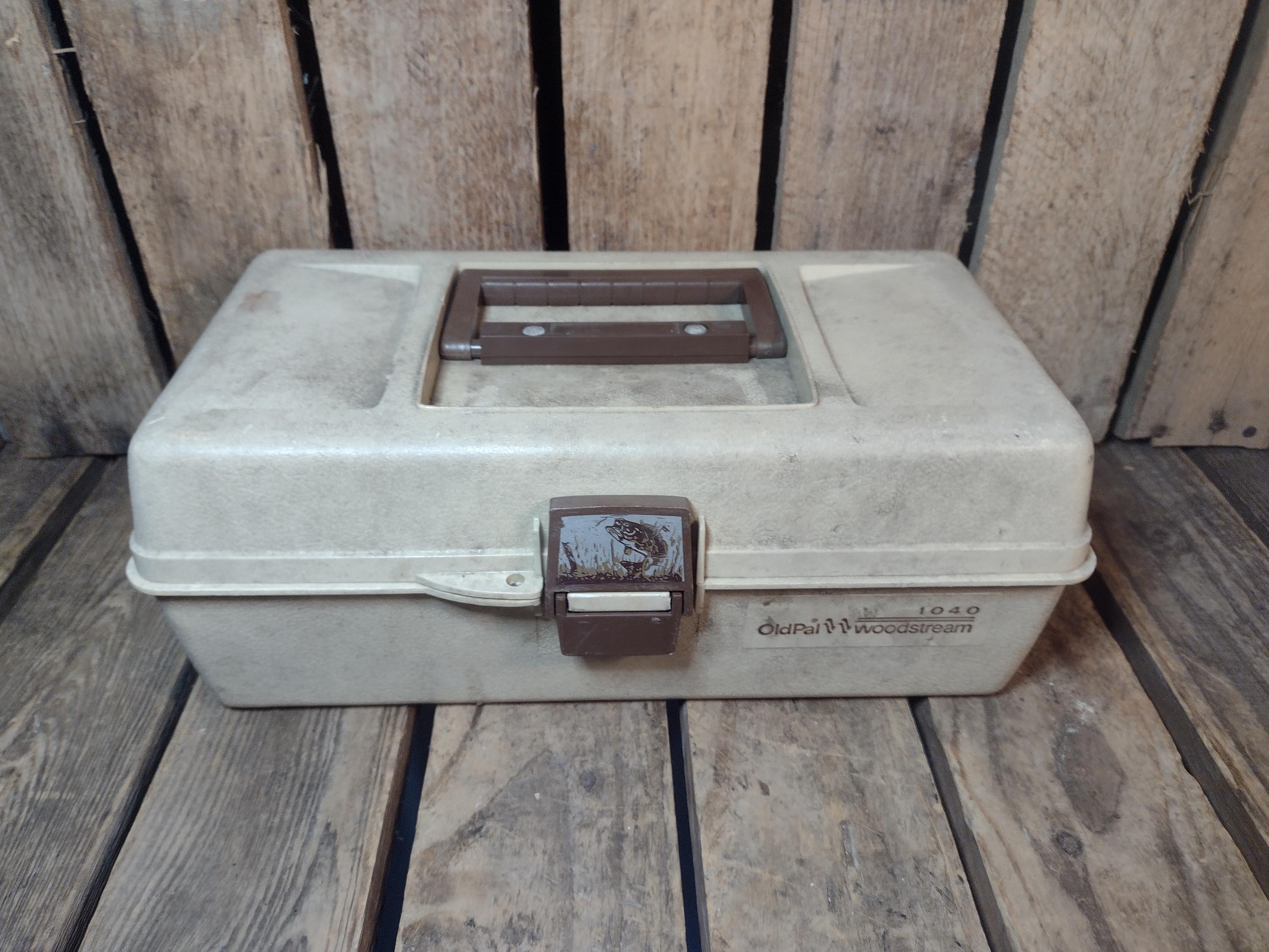 Vintage Old Pal Tackle Box  1970s Woodstream 1040 Plastic Fishing  Organizer - Etsy