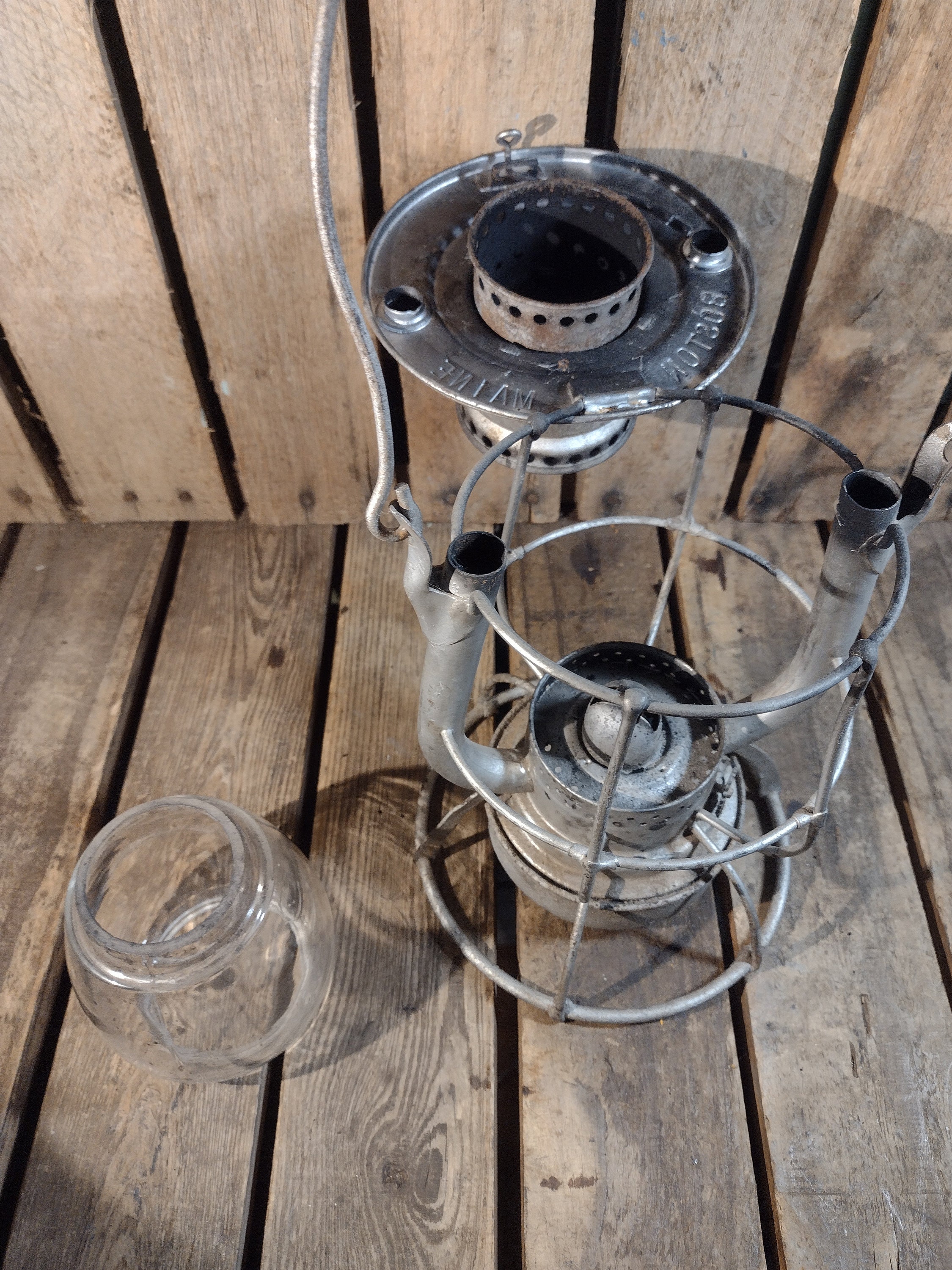 Vintage Dietz Vesta Railroad Lantern – Boston & Maine – 11x7x7 - Etsy