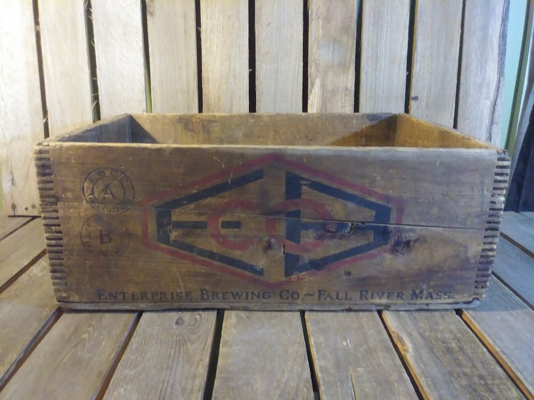 Antique Beer Box, Enterprise Brewing Co Fall River Massachusetts Etsy