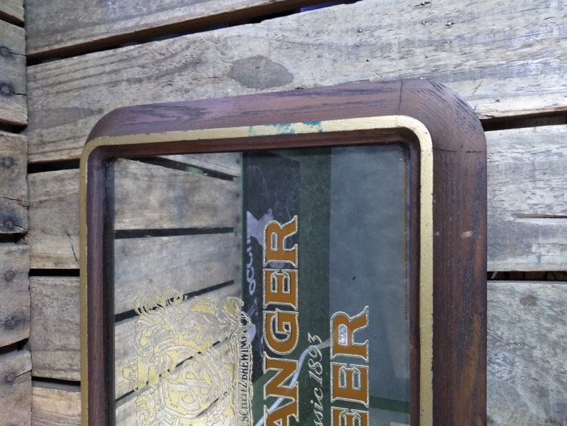 Vintage Beer Mirror Sign