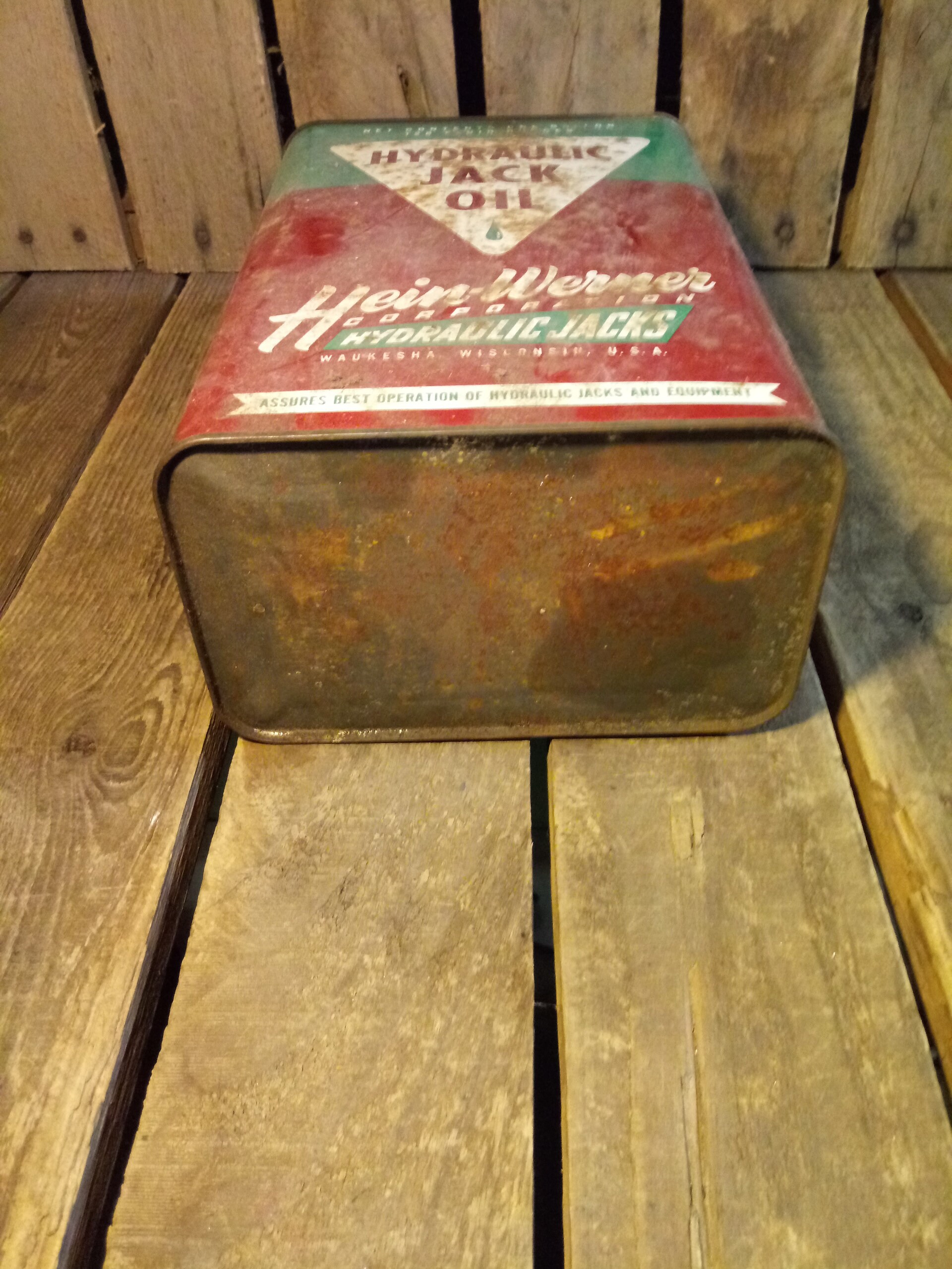 Hein Werner Hydraulic Jack Oil Can Etsy